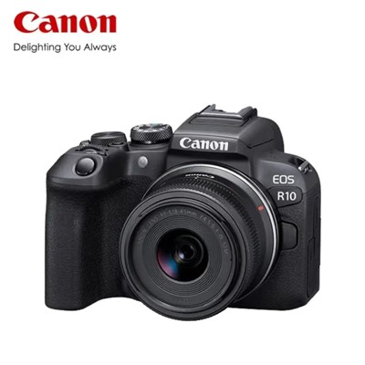 佳能（Canon） R10(18-150) 微单/单电相机   微单数码照相机视频直播高清相机 RF-S 18-45mm 套机+128GSD+UV镜+原装包+电池