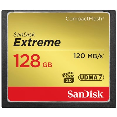 闪迪（SanDisk）128GCF  120M/S U盘/存储卡  UDMA7等级视频拍摄内存卡存储卡 至尊极速 128G 读速120M/S 套装