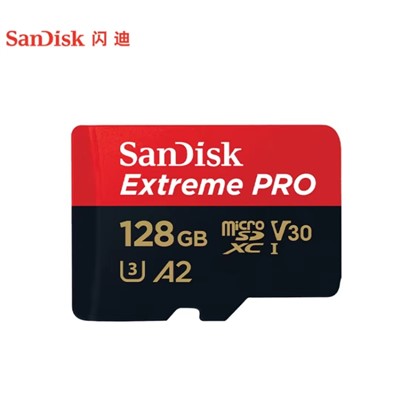 闪迪（SanDisk）128GB TF（MicroSD）U盘/存储卡   U3 C10 V30 A2 4K 至尊超极速移动版内存卡 提速升级 读速200MB/s