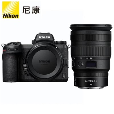 尼康（Nikon）Z 7II(Z 24-70mm f/2.8 S) 单电/微单相机（Z7 2/Z72）全画幅微单 微单机身 （Z 24-70mm f/2.8 S 微单镜头）约4,575万有效像素