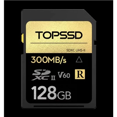 天硕（TOPSSD）128GSD   300M/S  U盘/存储卡   UHS-I/ SDXC UHS-II/金钻 UHS-II双芯高速SD存储卡内存卡 SD金钻-128G卡300/s高速卡 官方标配