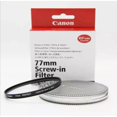 佳能（Canon） 77UV 镜头附件     佳能原装UV镜 原厂UV镜 日本制造 UV保护滤镜片 佳能77mm口径UV镜