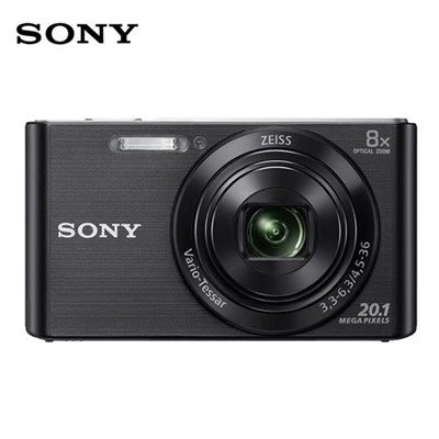 索尼（SONY） W830 小型数码相机/照相机/卡片机 黑色（约2010万有效像素 8倍光学变焦 25mm广角 ）