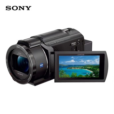 索尼（SONY）AX45  通用摄像机   4K 家用/直播 摄影机5轴防抖 约20倍光学变焦 