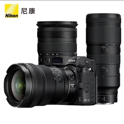 尼康（Nikon）Z 7II（Z 14-24+24-70+70-200 F2.8） 单电/微单相机（Z7 2/Z72）全画幅微单相机（Z 14-24+24-70+70-200 F2.8大三元 约4575万像素 5轴防抖）